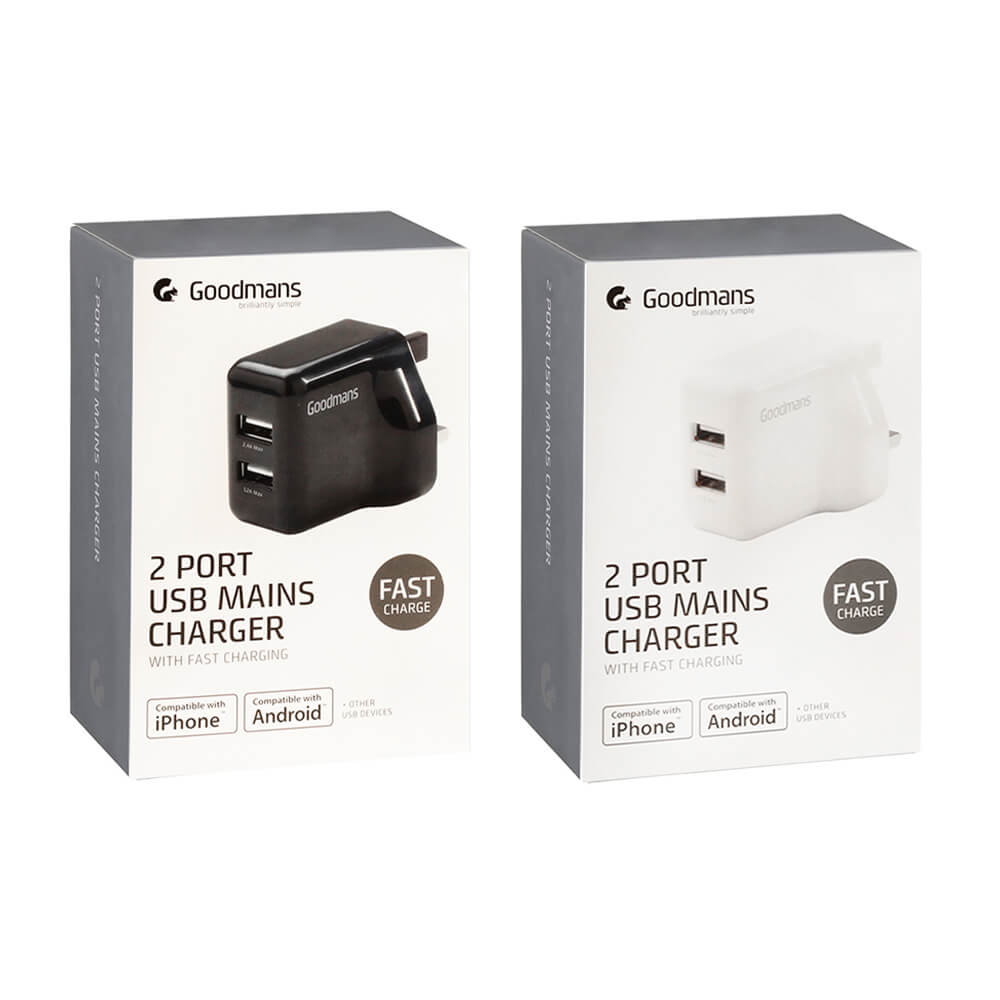 Goodmans 2位USB端口快速充電插蘇 Spot On Dealz 置好價