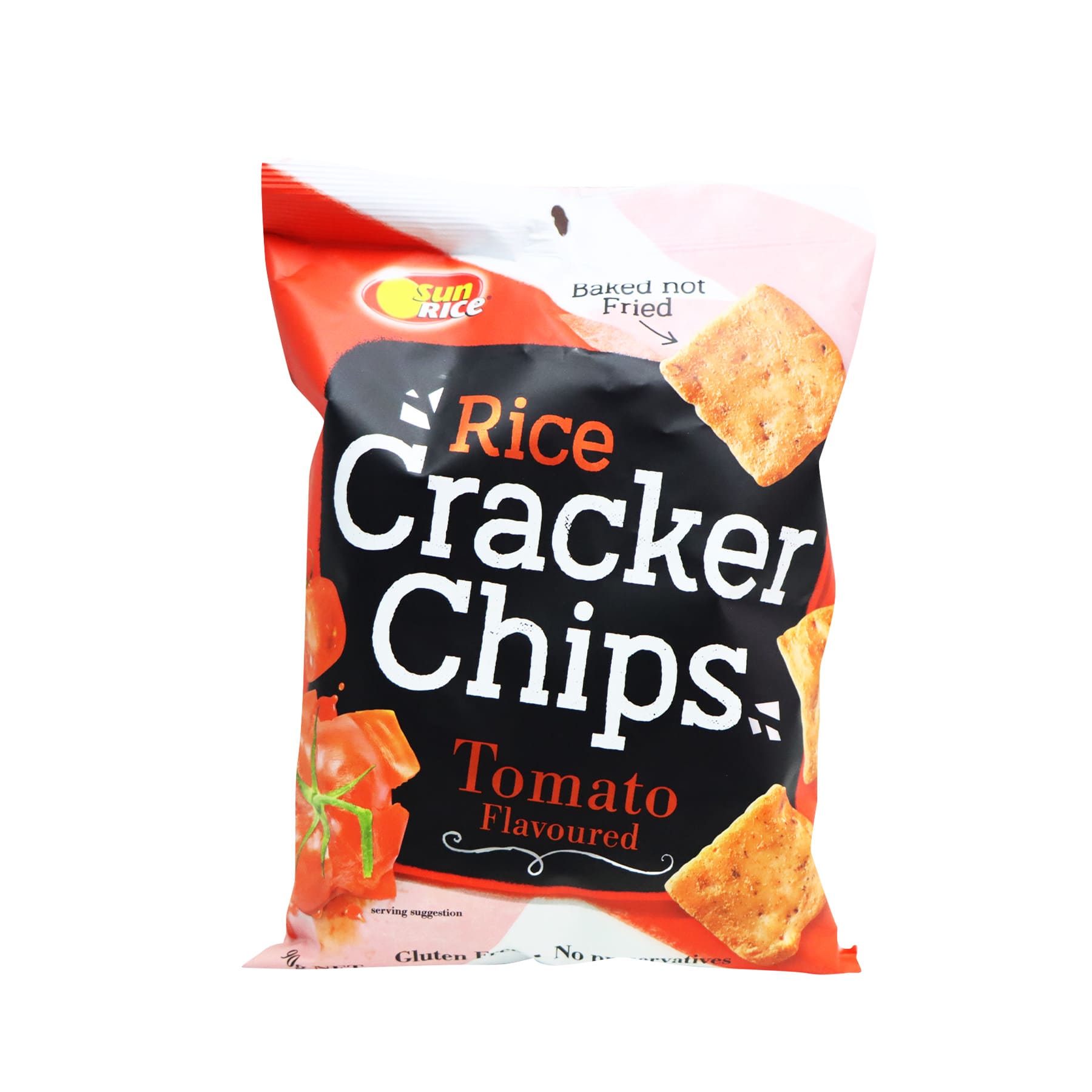 Sunrice Tomato Rice Cracker Chips 90g