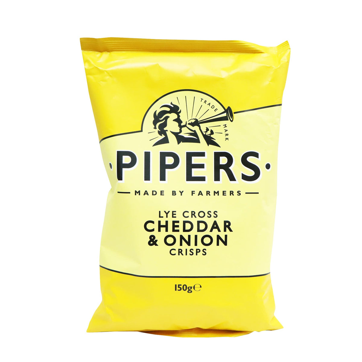 Pipers Crisps Cheddar &amp; Onion 150g