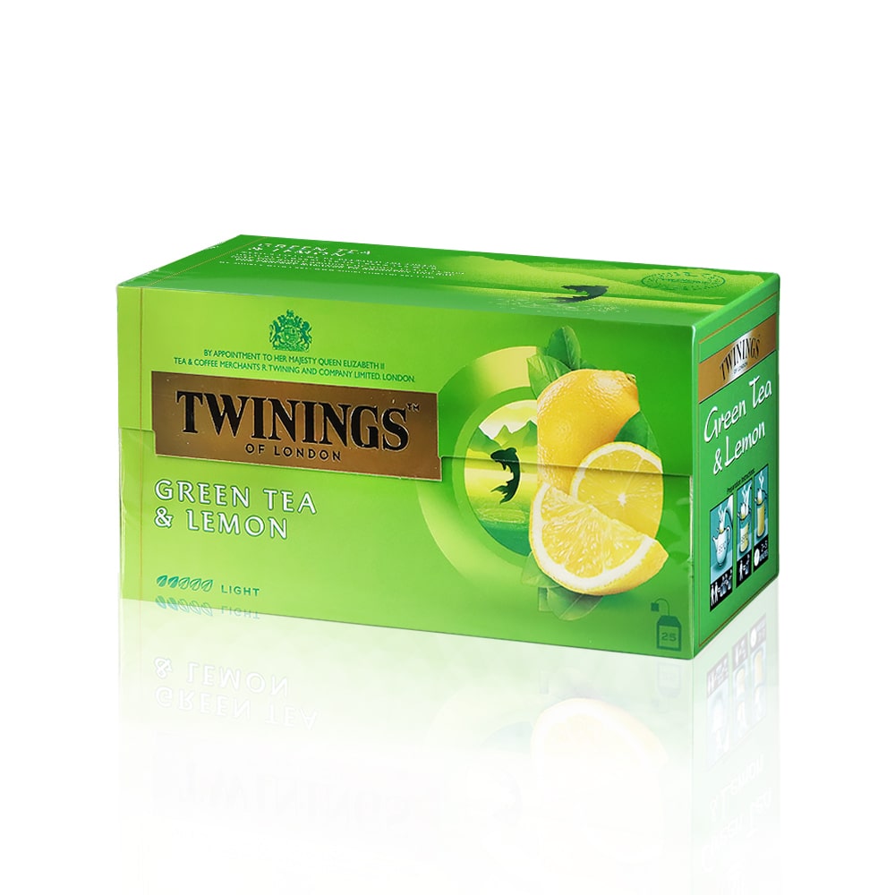 Twinings Green &amp; Lemon Tea 25 Bags (1.6 g)