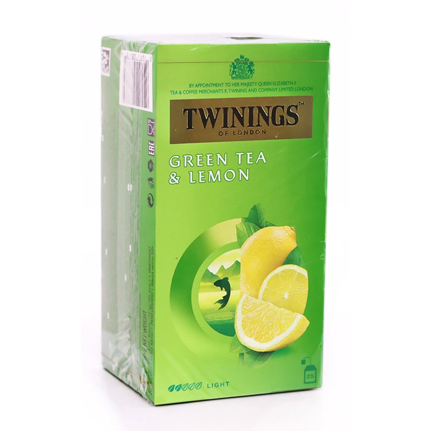 Twinings川寧 檸檬綠茶茶包 (25片獨立包裝)