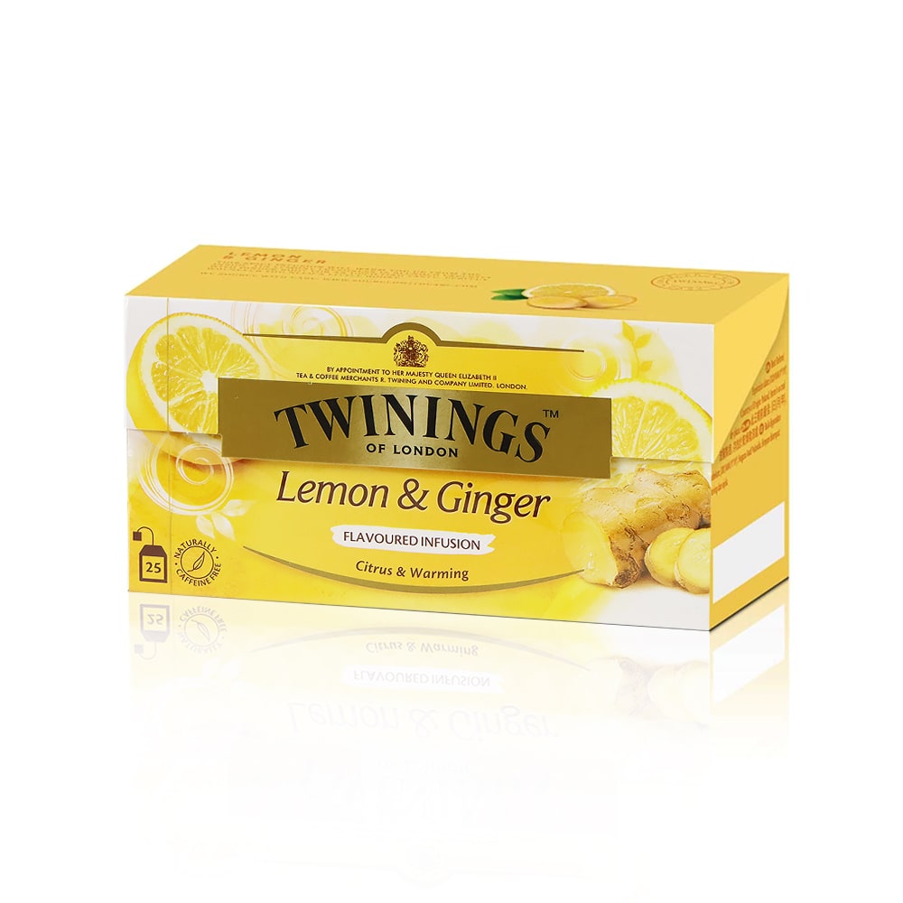 Twinings Lemon & Ginger Tea 25 Bags (1.5 g)