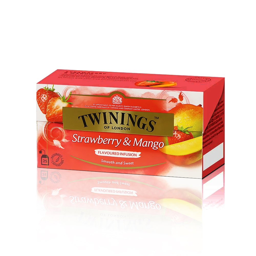Twinings Strawberry &amp; Mango Tea 25 Bags (2 g)