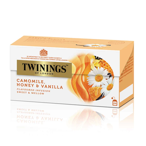 Twinings川寧 洋甘菊、蜜糖、雲呢拿花草茶茶包 (25片獨立包裝)