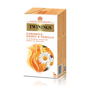 Twinings川寧 洋甘菊、蜜糖、雲呢拿花草茶茶包 (25片獨立包裝)