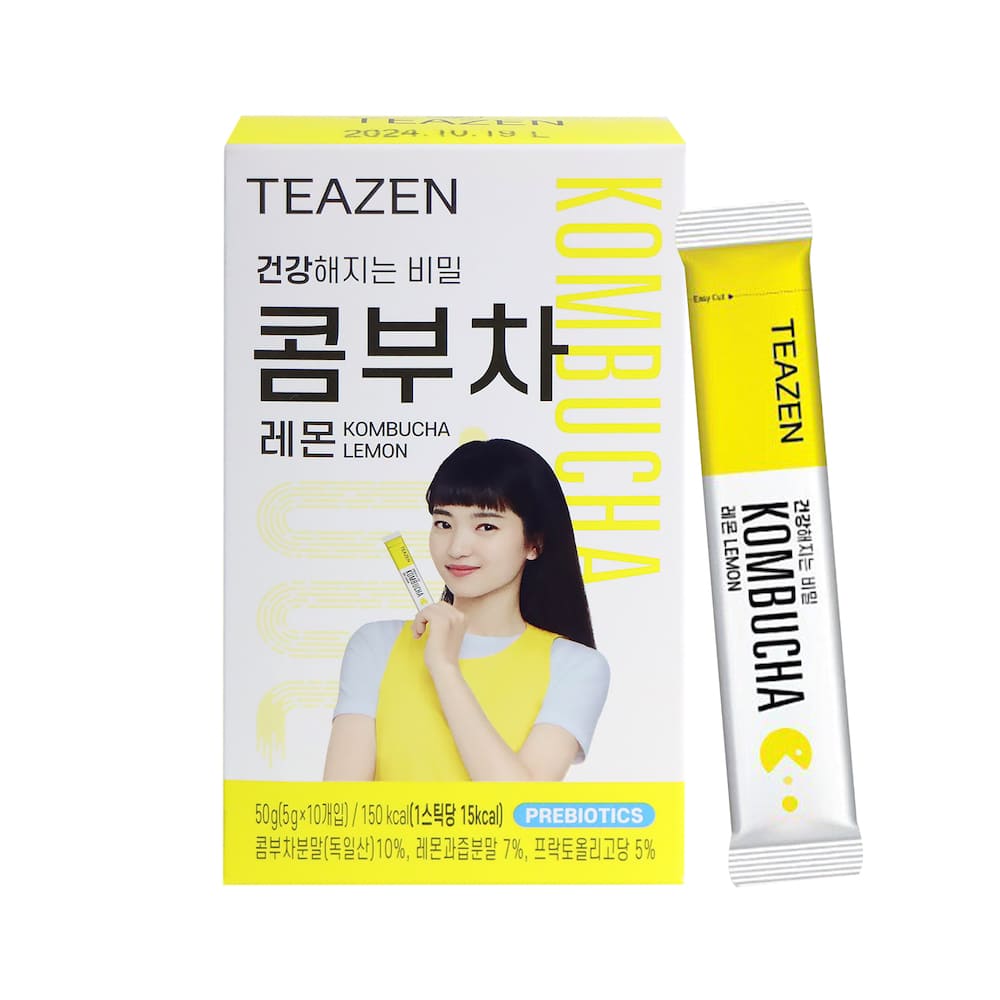 TEAZEN Kombucha Lemon Flavour (5g x 10pcs)