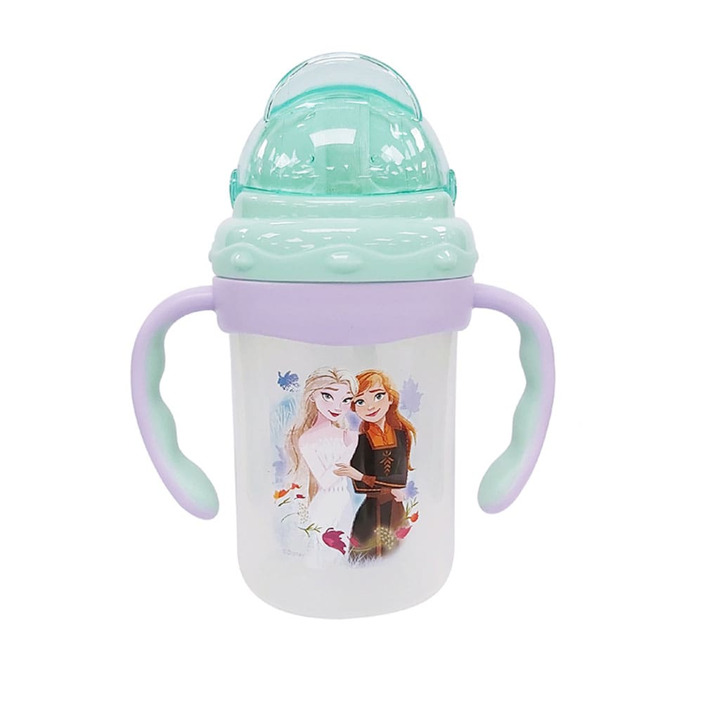 Frozen Child Plastic Cup W/Straw 300 ml