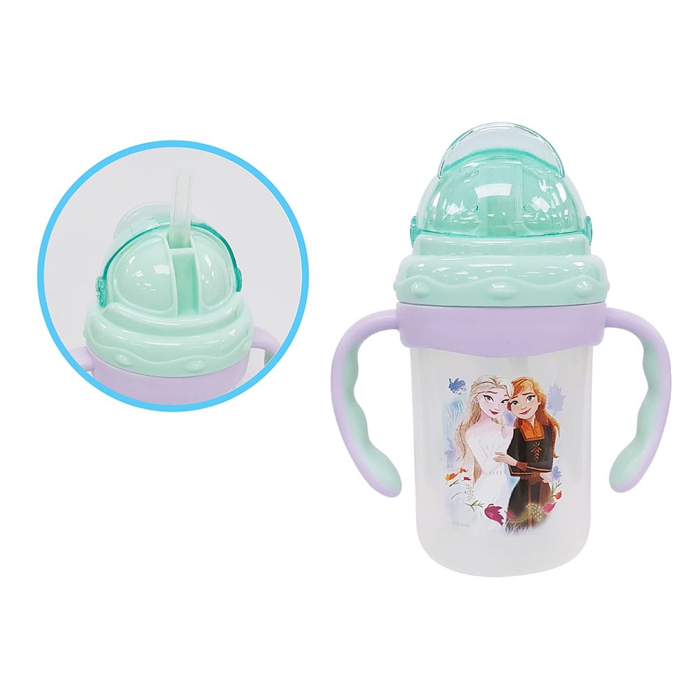 Frozen Child Plastic Cup W/Straw 300 ml