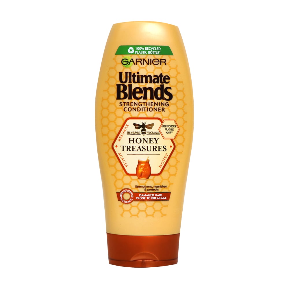 Garnier Ultimate Blend 蜂蜜無矽修護護髮素 360毫升 (針對易斷受損髮質)