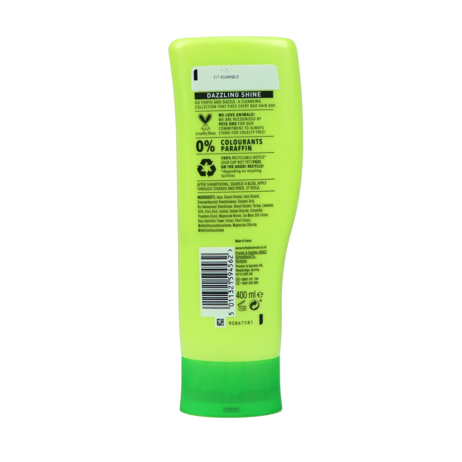 [P&G] Herbal Essences Dazzling Shine with Lime Essences Conditioner 400ml