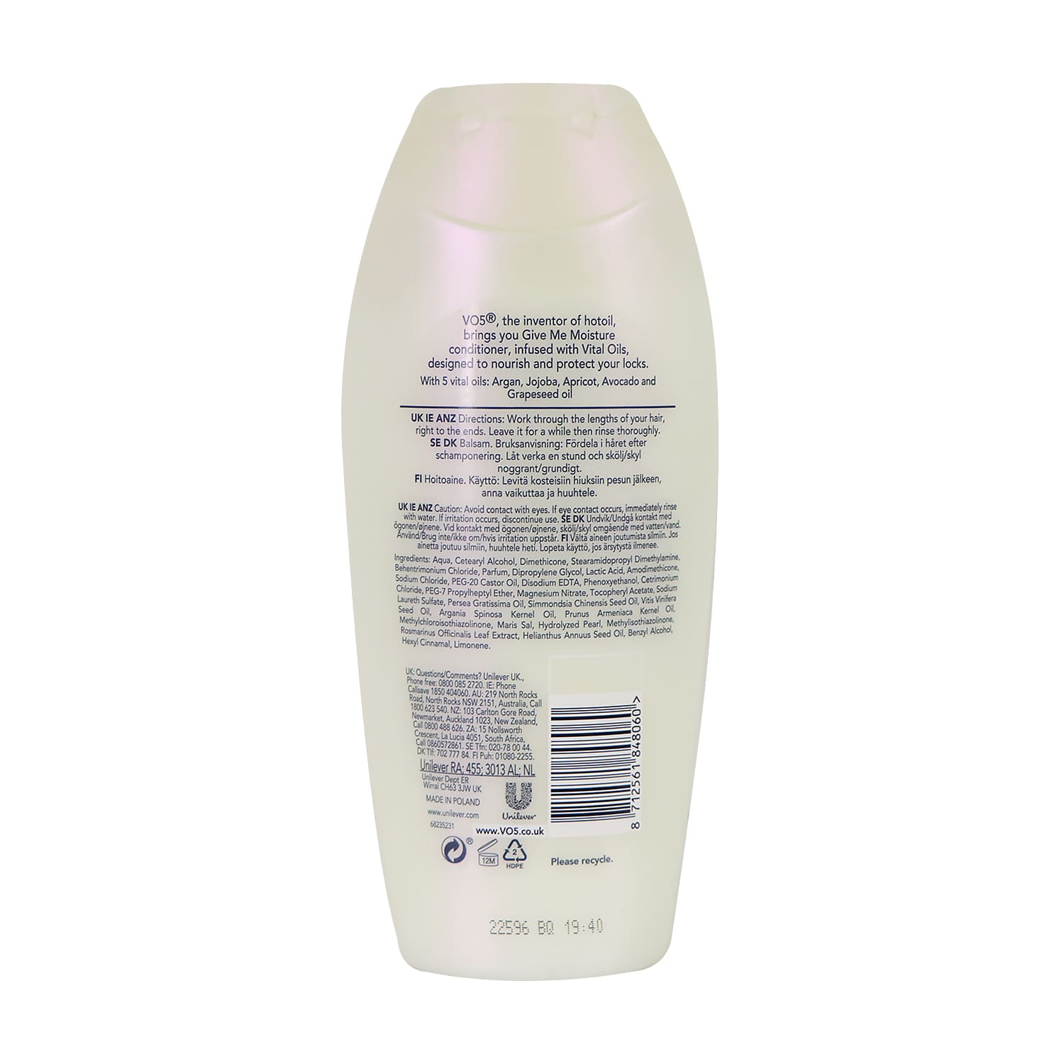 VO5 Give Me Moisture Conditioner 400ml