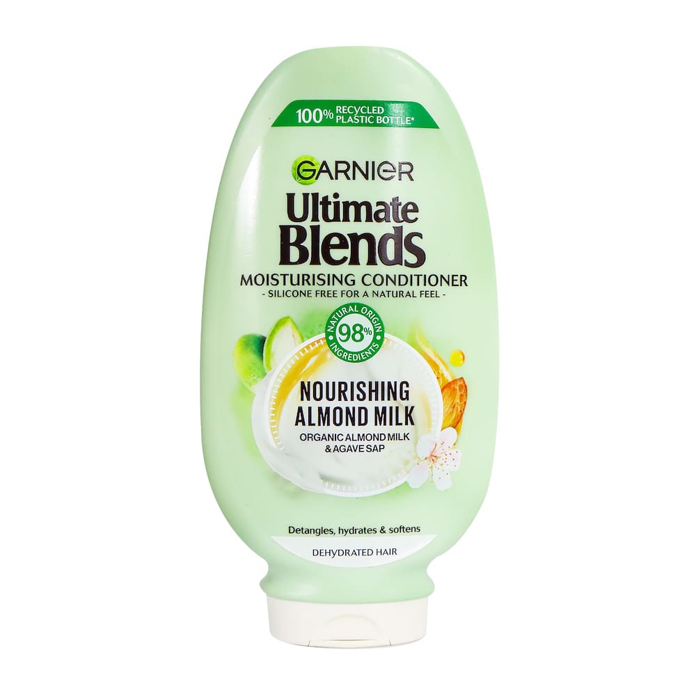 Garnier Ultimate Blends 杏仁奶無矽純素護髮素 400毫升