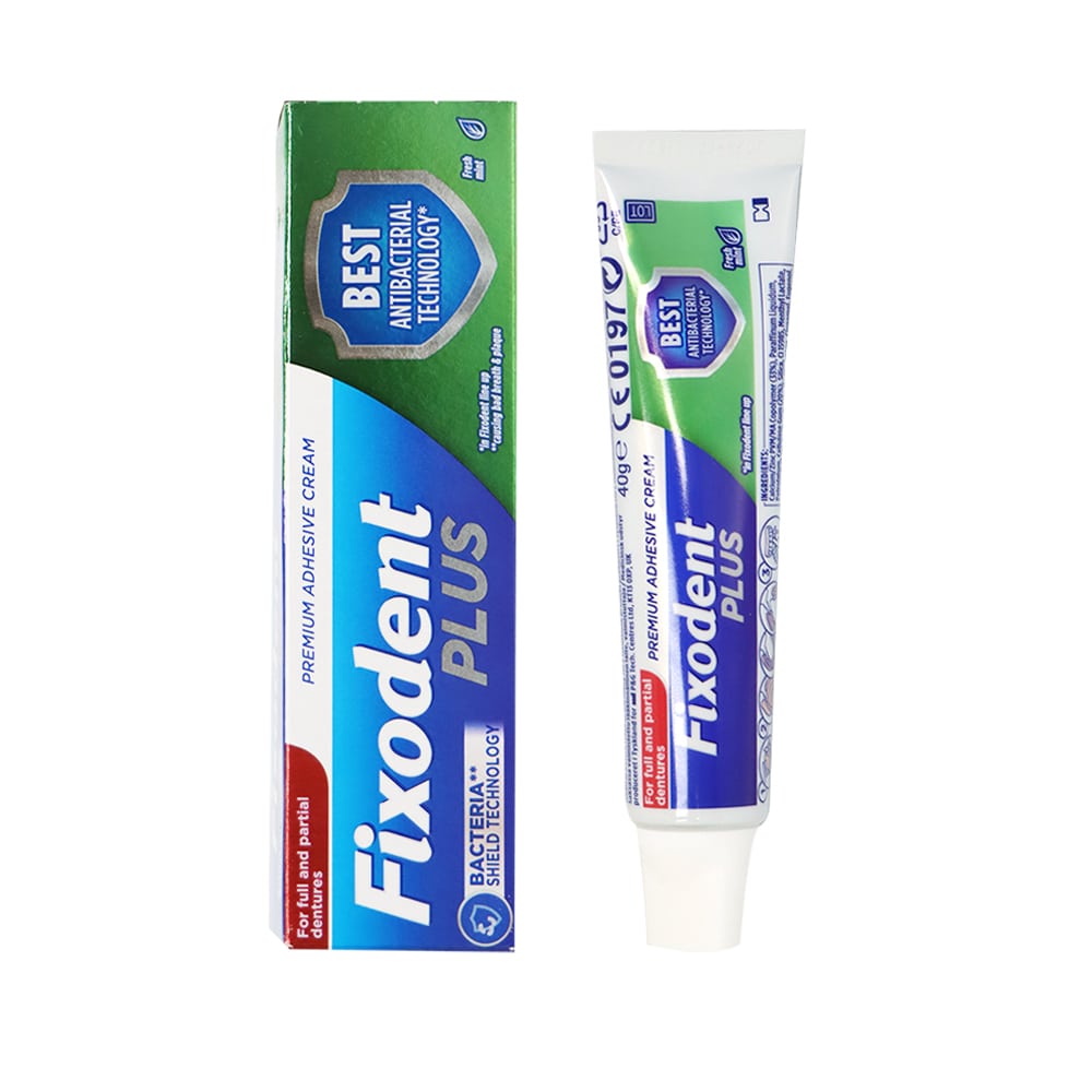 [BB] Fixodent Plus 薄荷抗菌假牙固定劑 40克