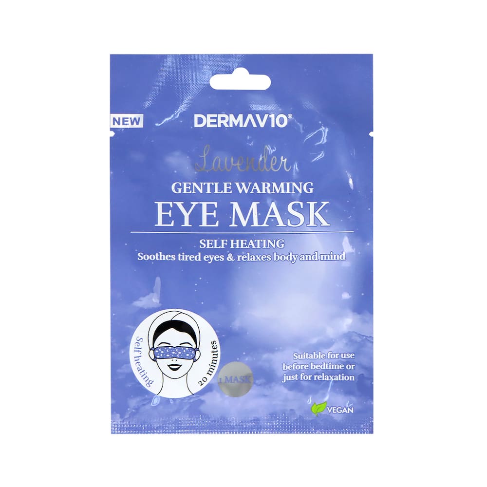 Derma V10 Lavender Gentle Warming Eye Mask