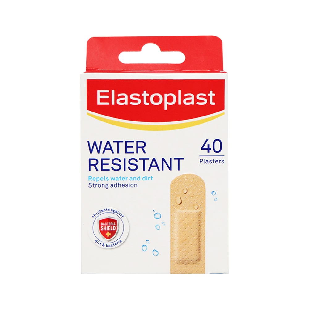 Elastoplast Water Resistant Plasters 40pcs