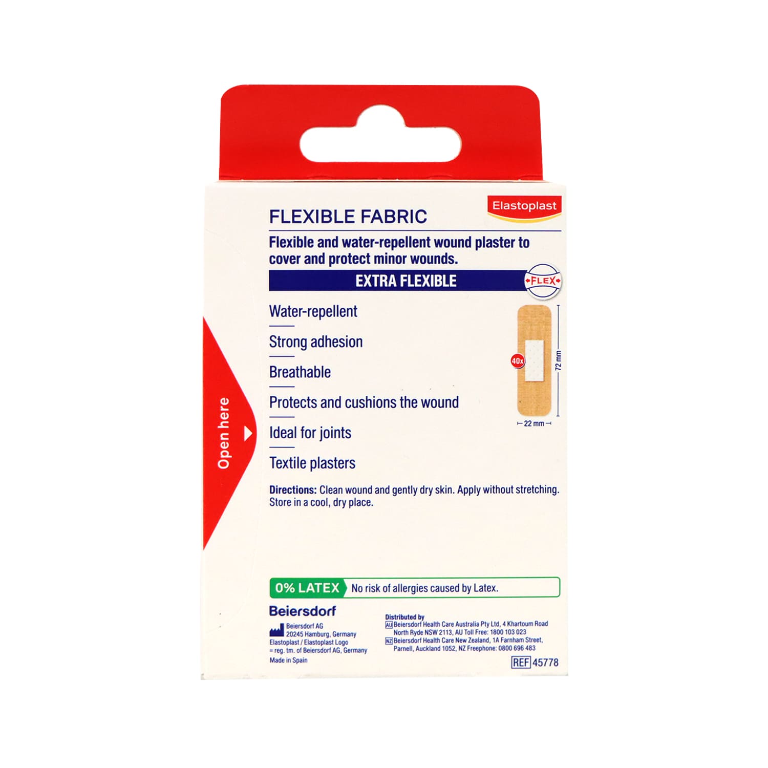 Elastoplast Fabric Plasters 40pcs