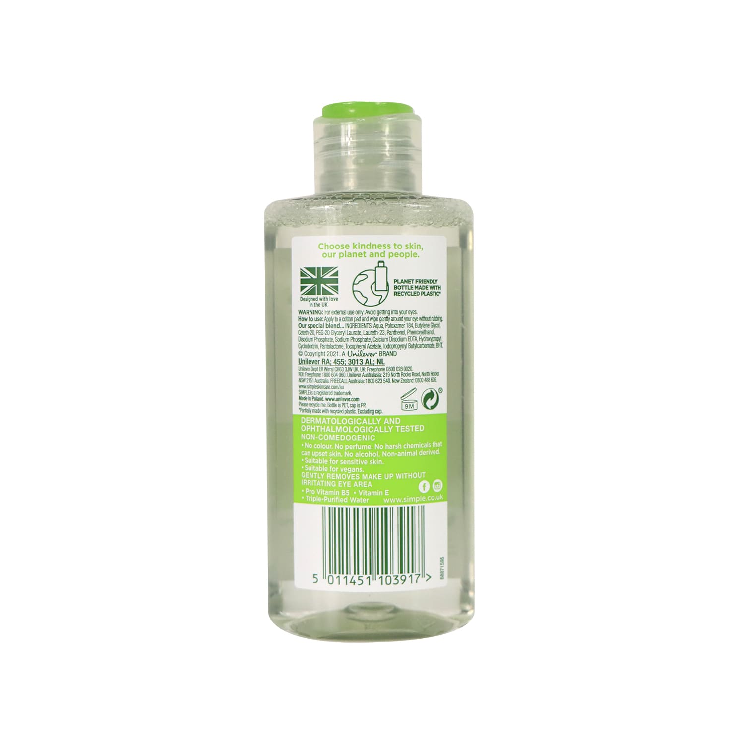 Simple Eye Make Up Remover 125ml