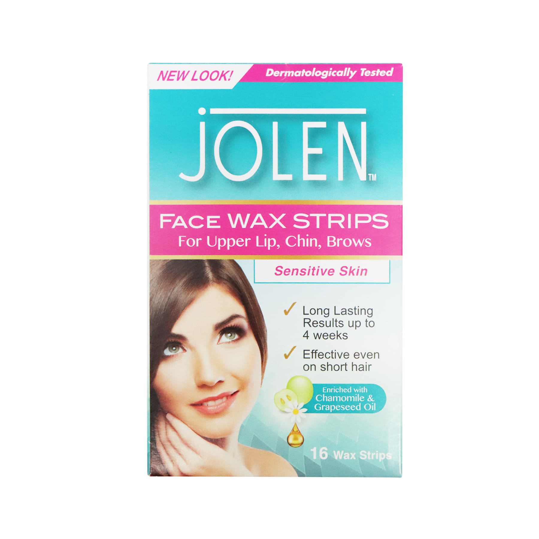 Jolen Face Wax Strips 16pcs