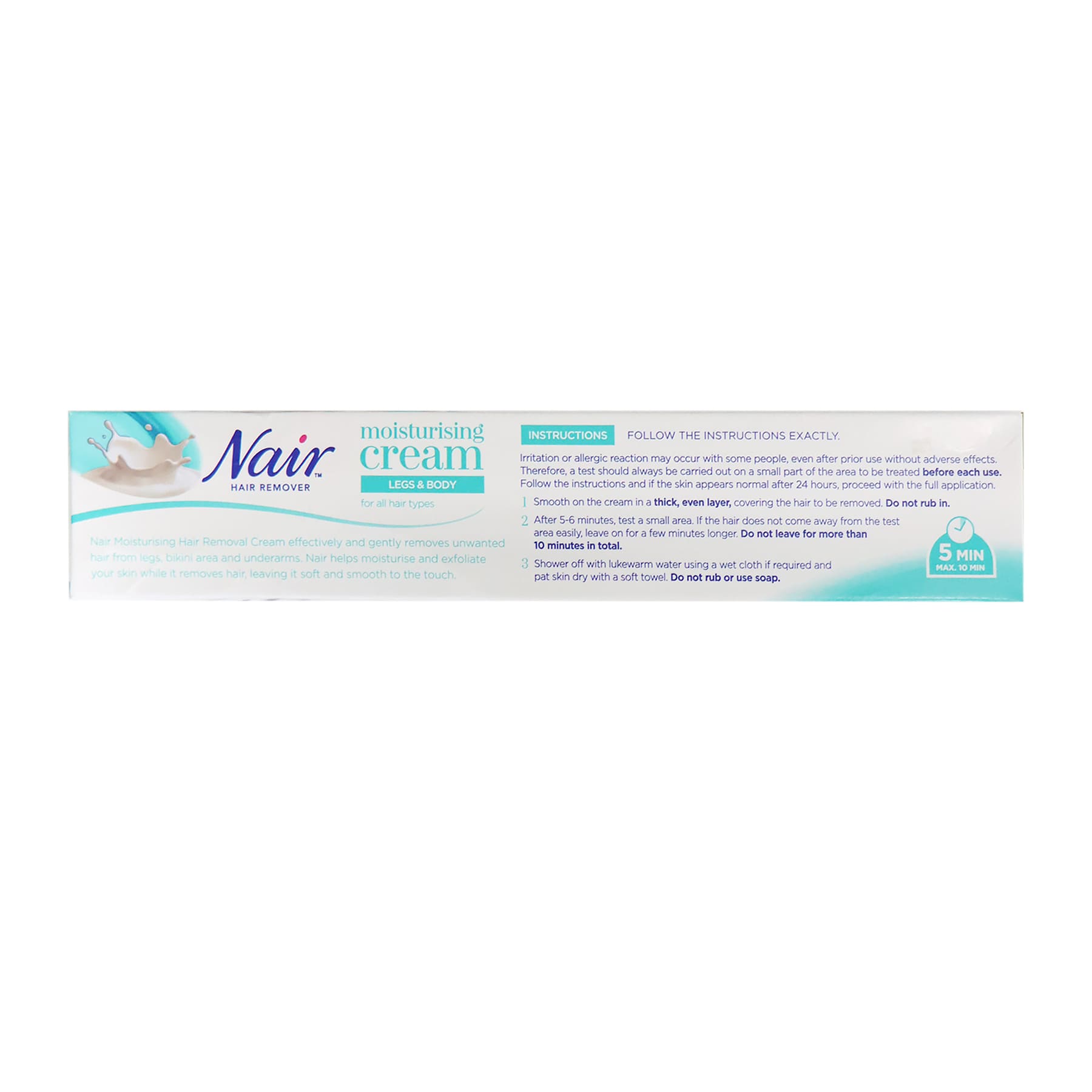 Nair Moisturising Hair Removal Cream Legs & Body 100ml
