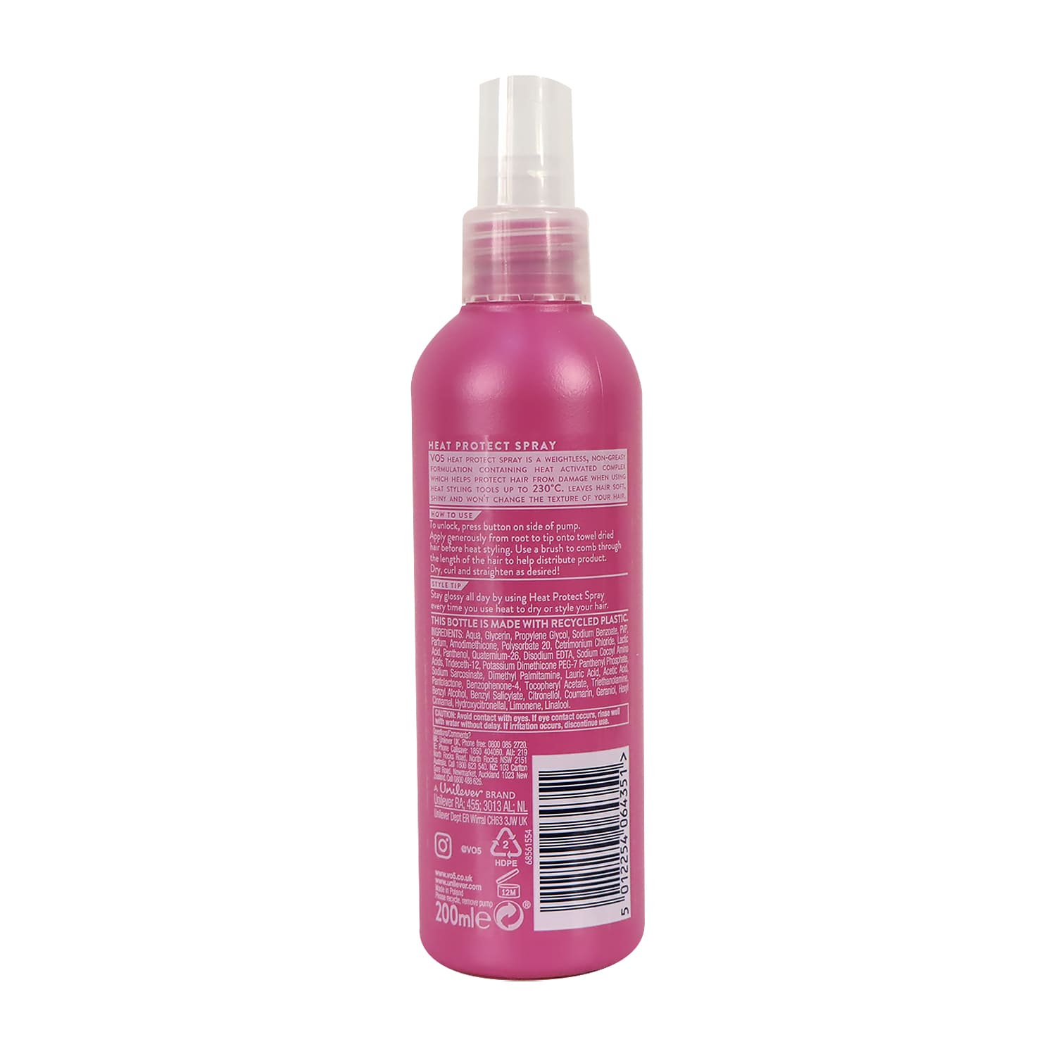 VO5 Heat Protect Spray 200ml