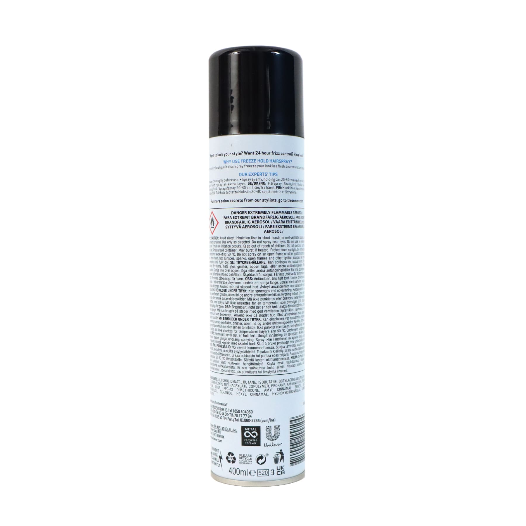 TRESemmé Freeze Hold Hairspray 400ml