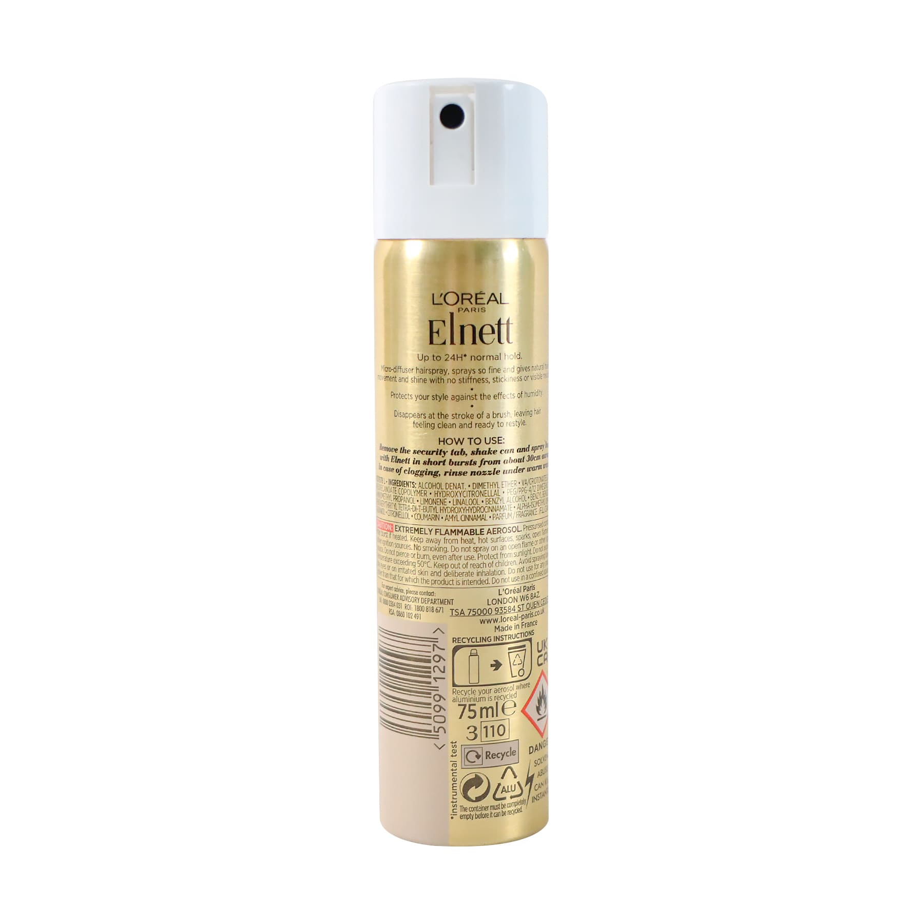 L'Oréal Paris Elnett Hairspray 75ml