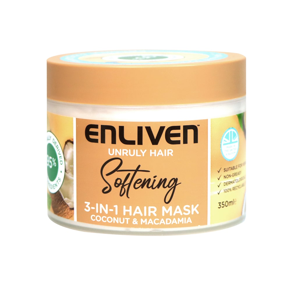 Enliven Coconut & Macadamia Softening 3-in-1 Hair Mask 350ml