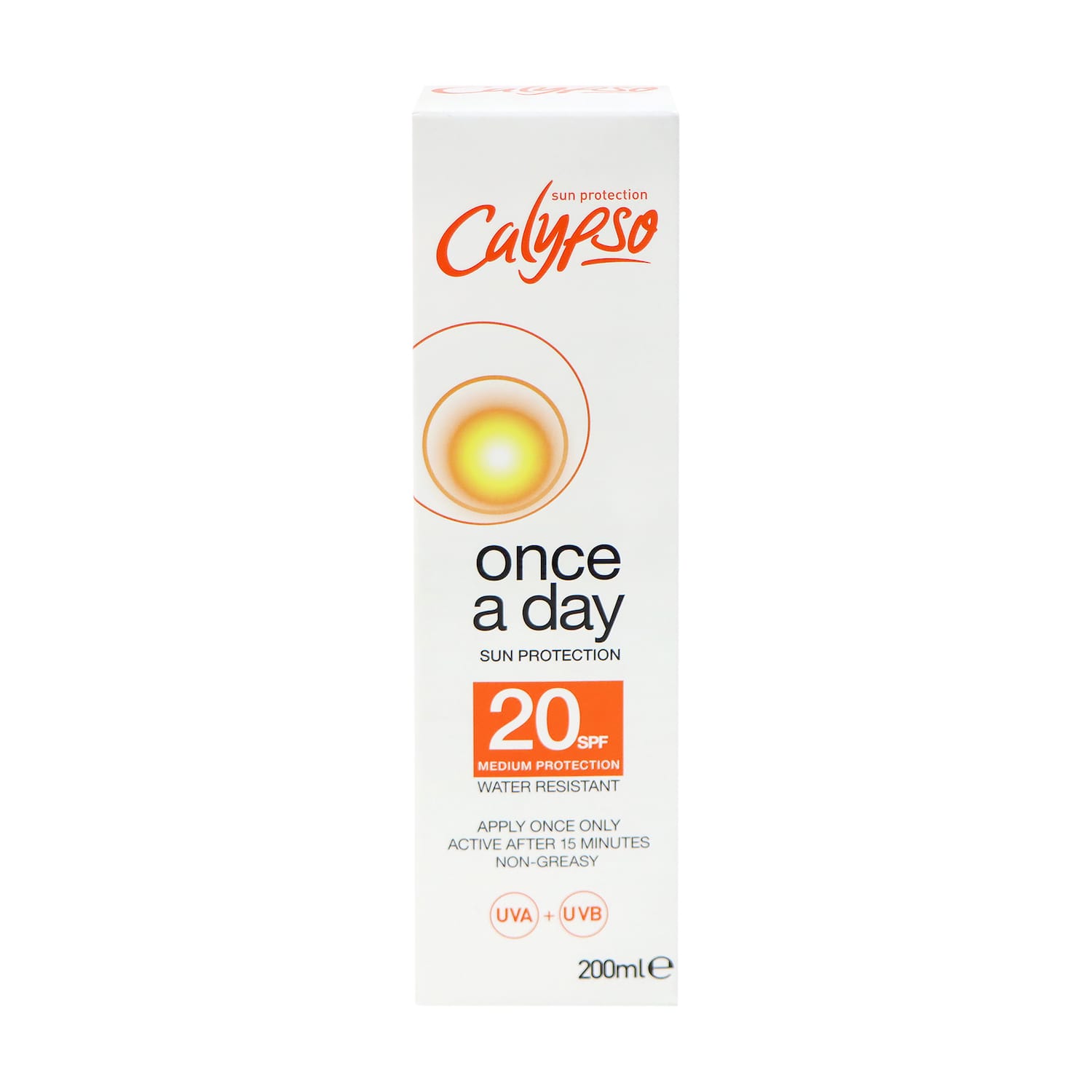 Calypso Once A Day SPF20 Sun Protection 200ml