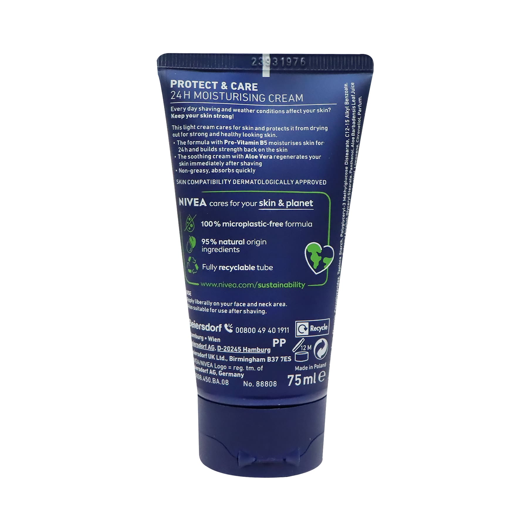 Nivea Men Protect & Care Moisturiser 75ml