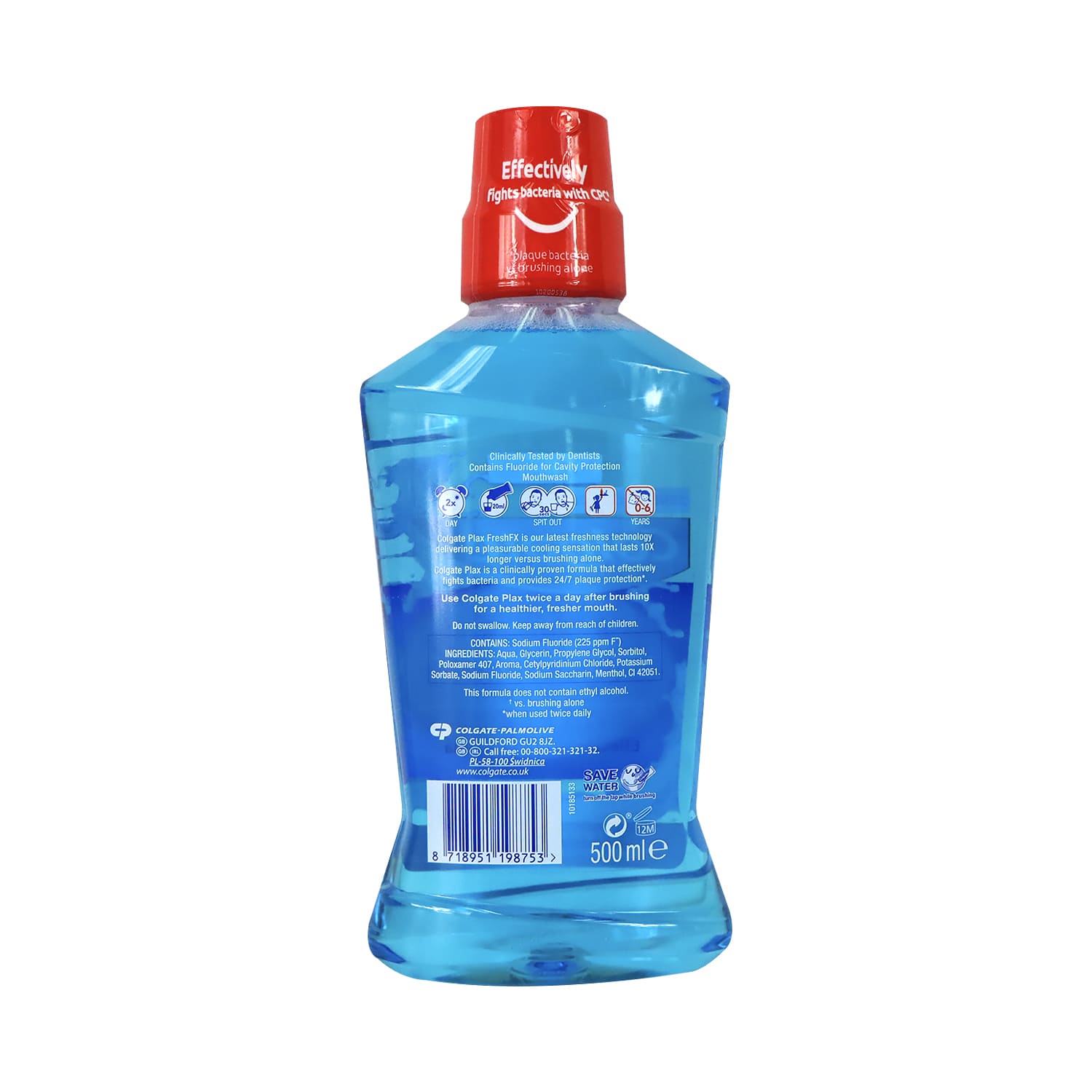 [BB] Colgate 高露潔 貝齒薄荷漱口水 500毫升