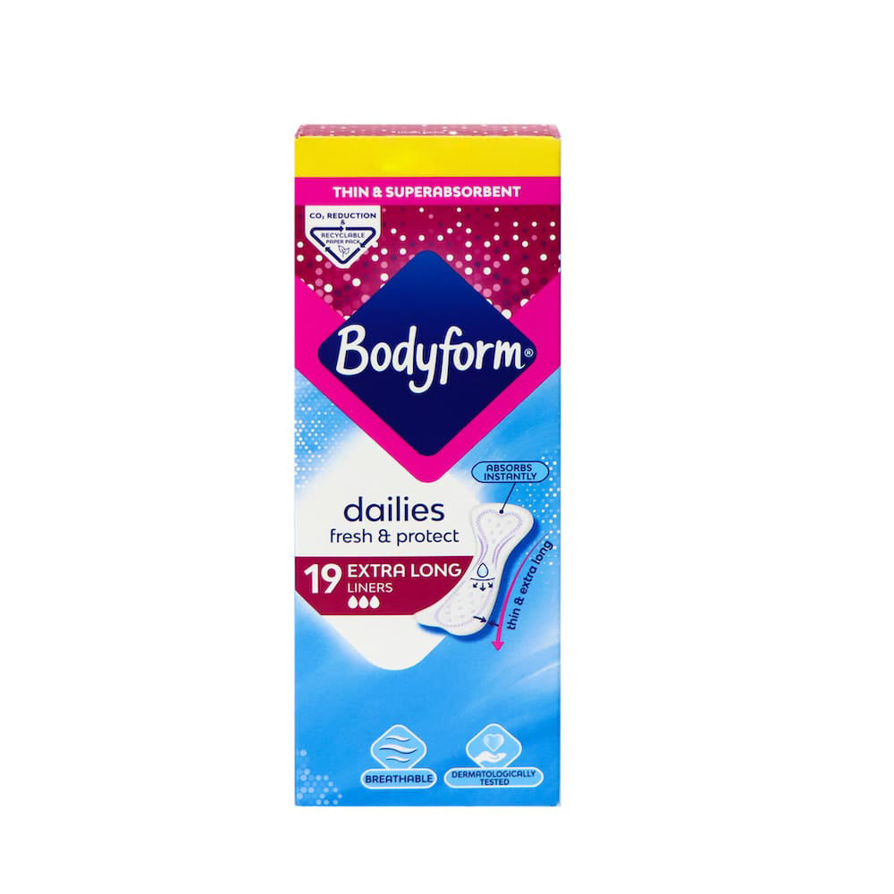 Bodyform 特長透氣護墊(無香) (19片)