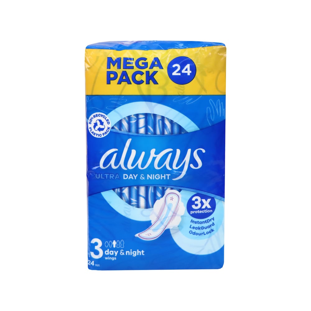 [P&G] Always 護舒寶 超薄3重防漏日/夜用衛生巾 31cm (24片)