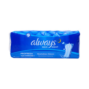 [P&G] Always 護舒寶 ProFresh夜用特吸無翼衛生巾 30cm (9片)