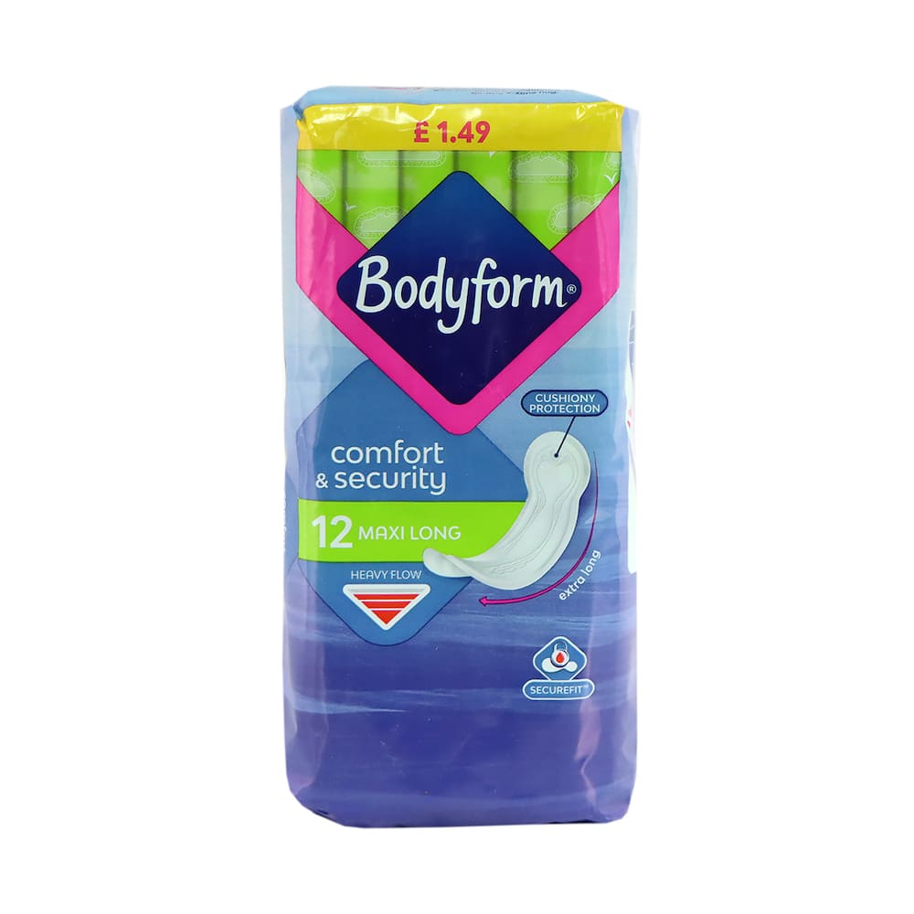 Bodyform Maxi Long Pads 26cm (12pcs)