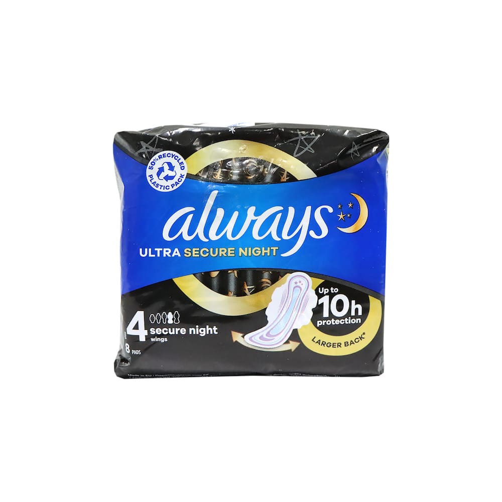 [P&G] Always Ultra Secure Night Pads with Wings 31.5cm (8pcs)