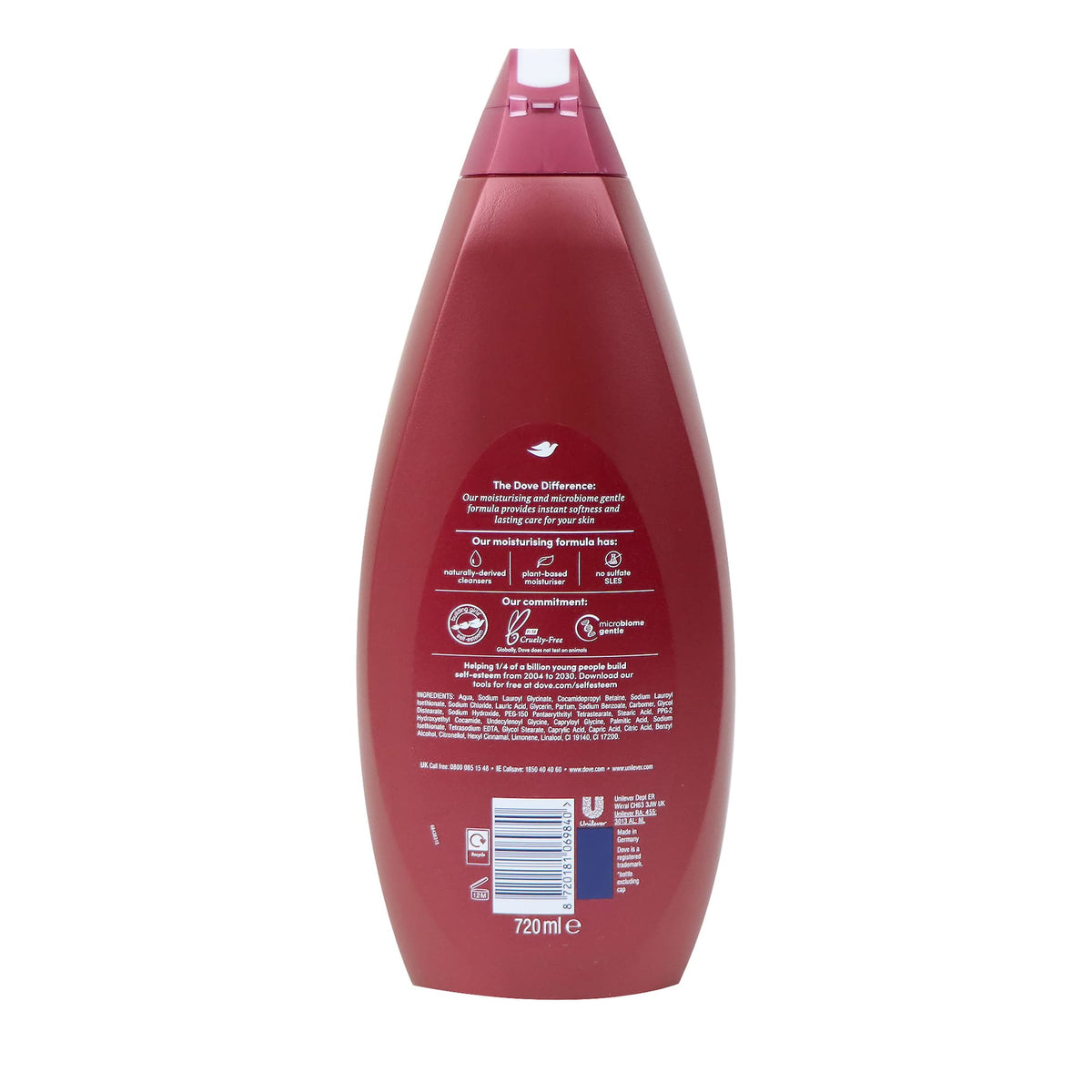 Dove 多芬 倍潤活膚沐浴露 720毫升