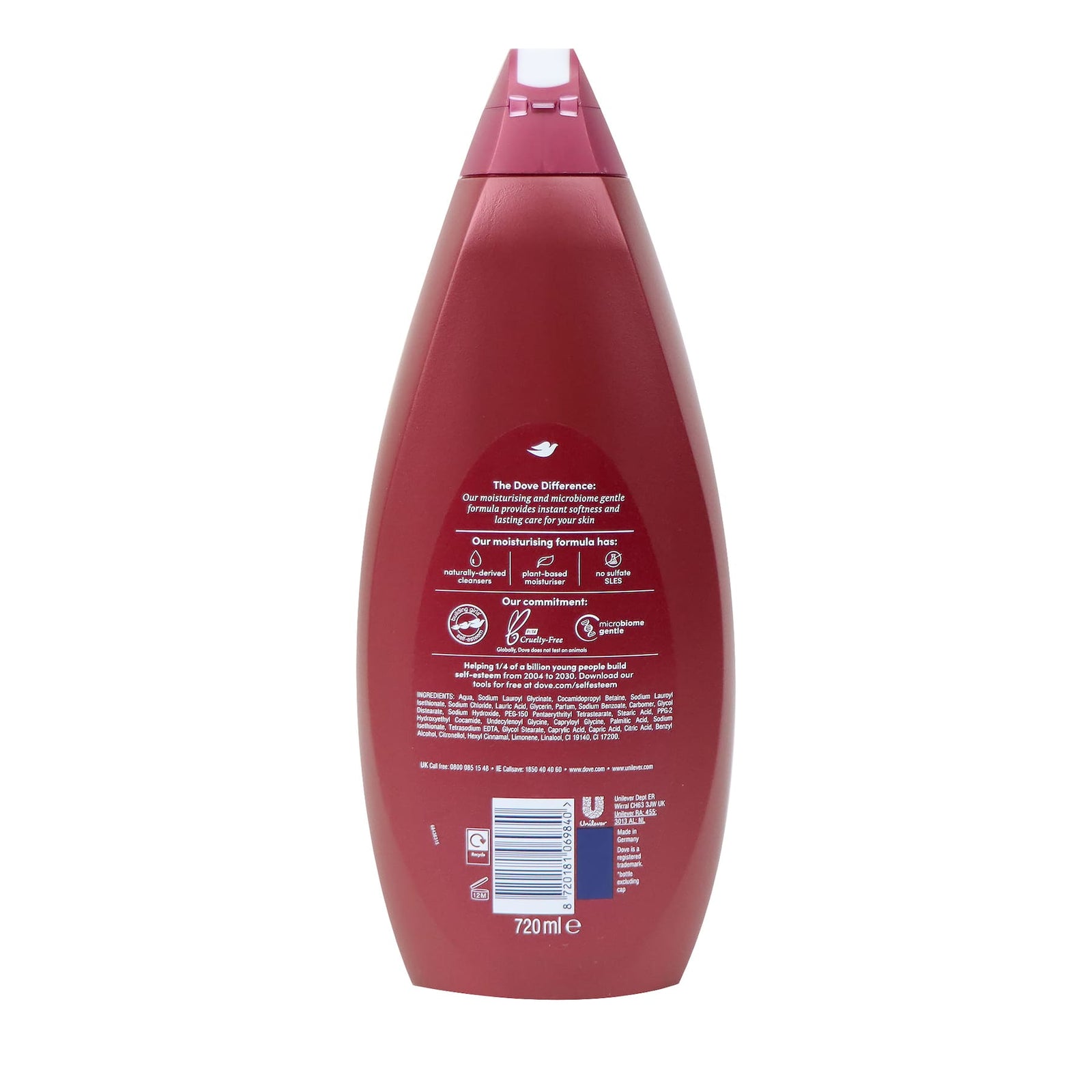 Dove 多芬 倍潤活膚沐浴露 720毫升