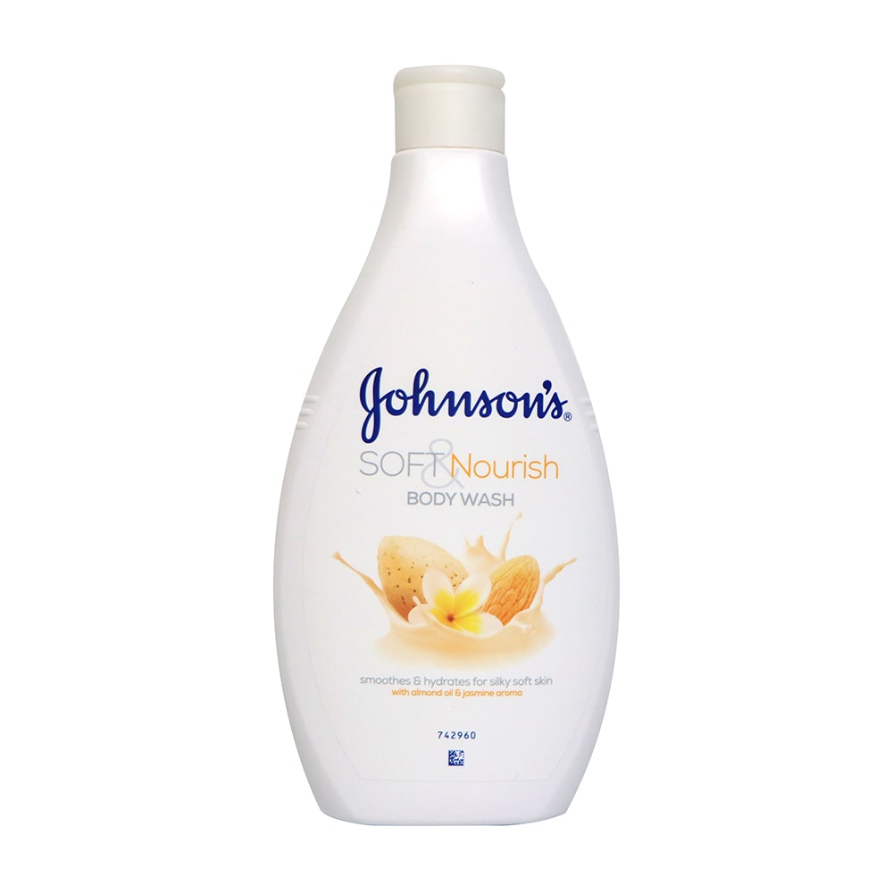 Johnson's 強生 輕柔滋潤沐浴露 400毫升 (含杏仁油及茉莉花香)