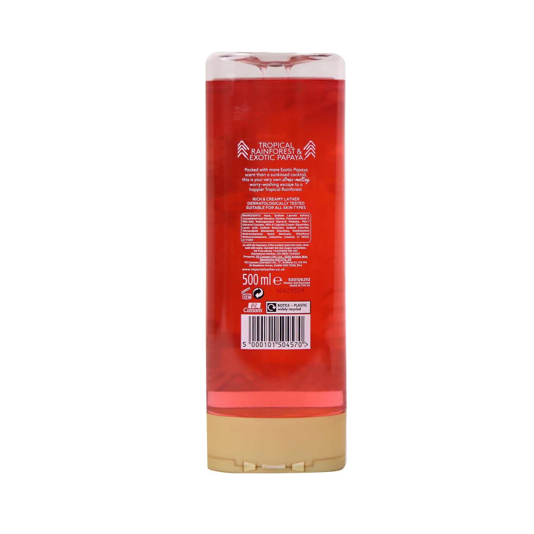 [Cussons] Imperial Leather Tropical Rainforest & Exotic Papaya Shower Gel 500ml