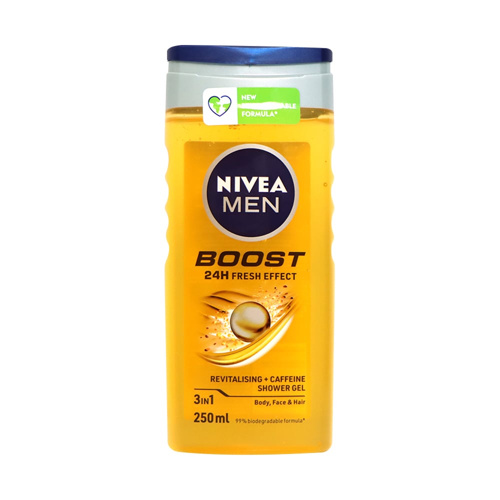 [BB] Nivea 妮維雅 男士三合一咖啡因沐浴露 250毫升