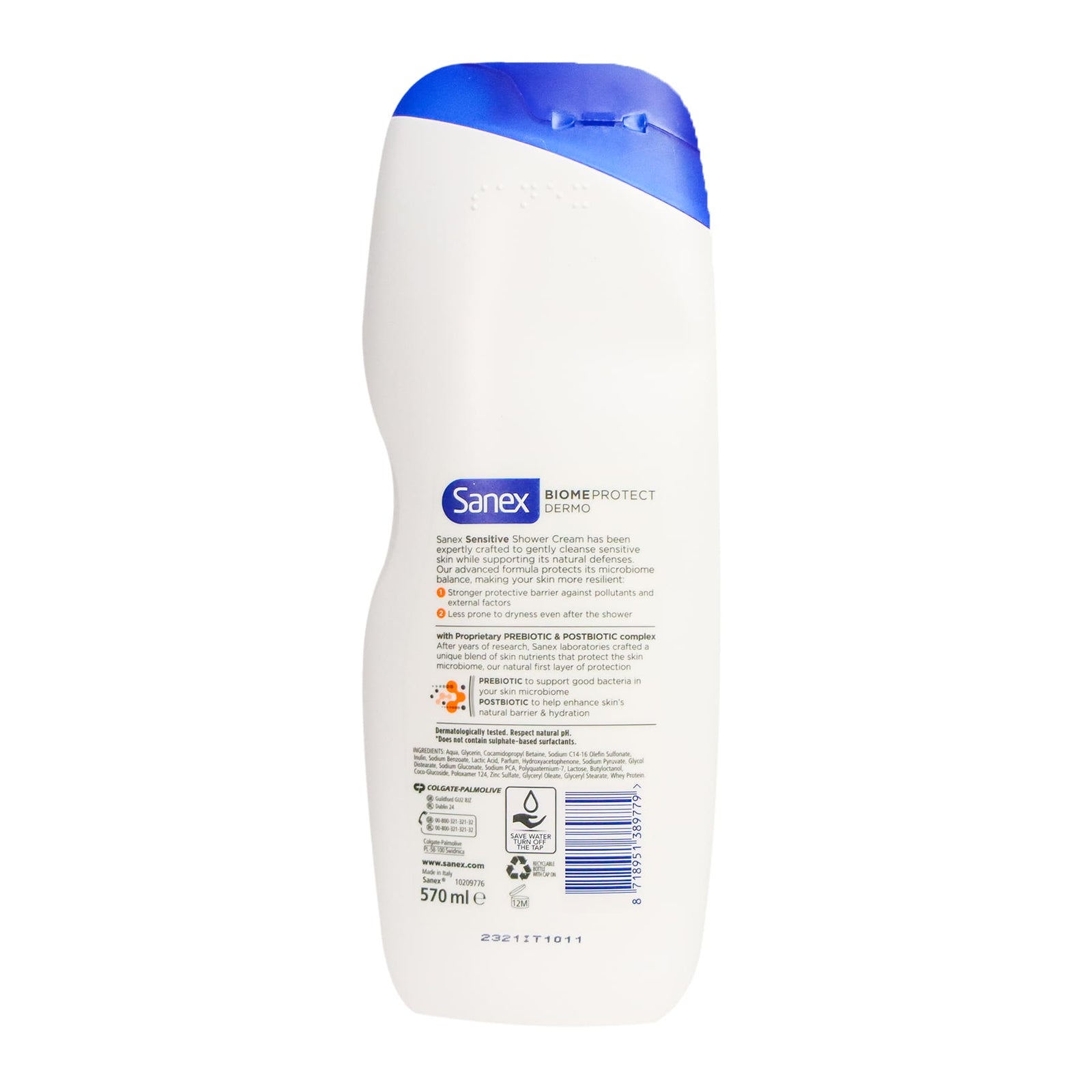 Sanex BiomeProtect Sensitive Shower Cream 570ml