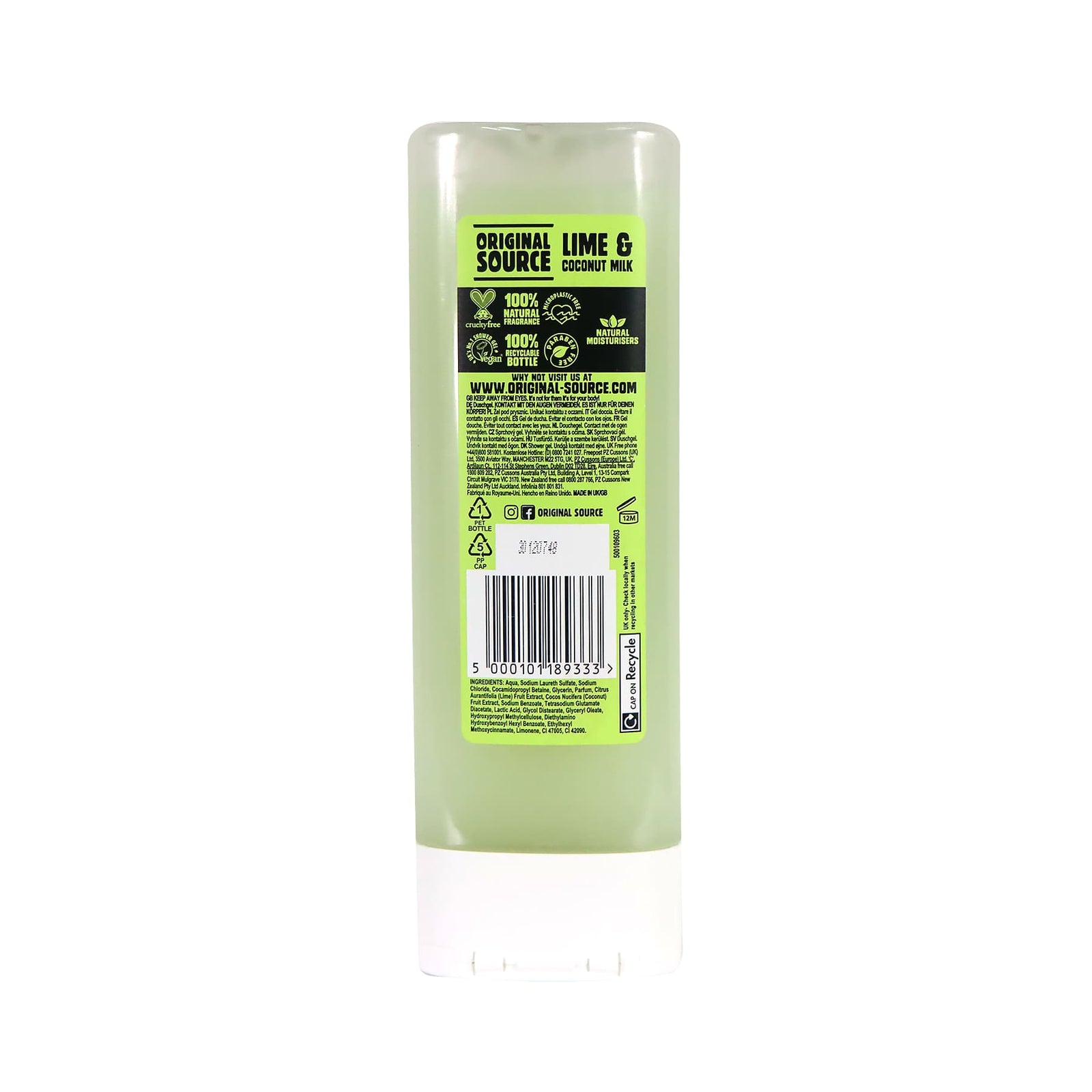 [PZ Cussons] Original Source Lime & Coconut Milk Shower Gel 250ml