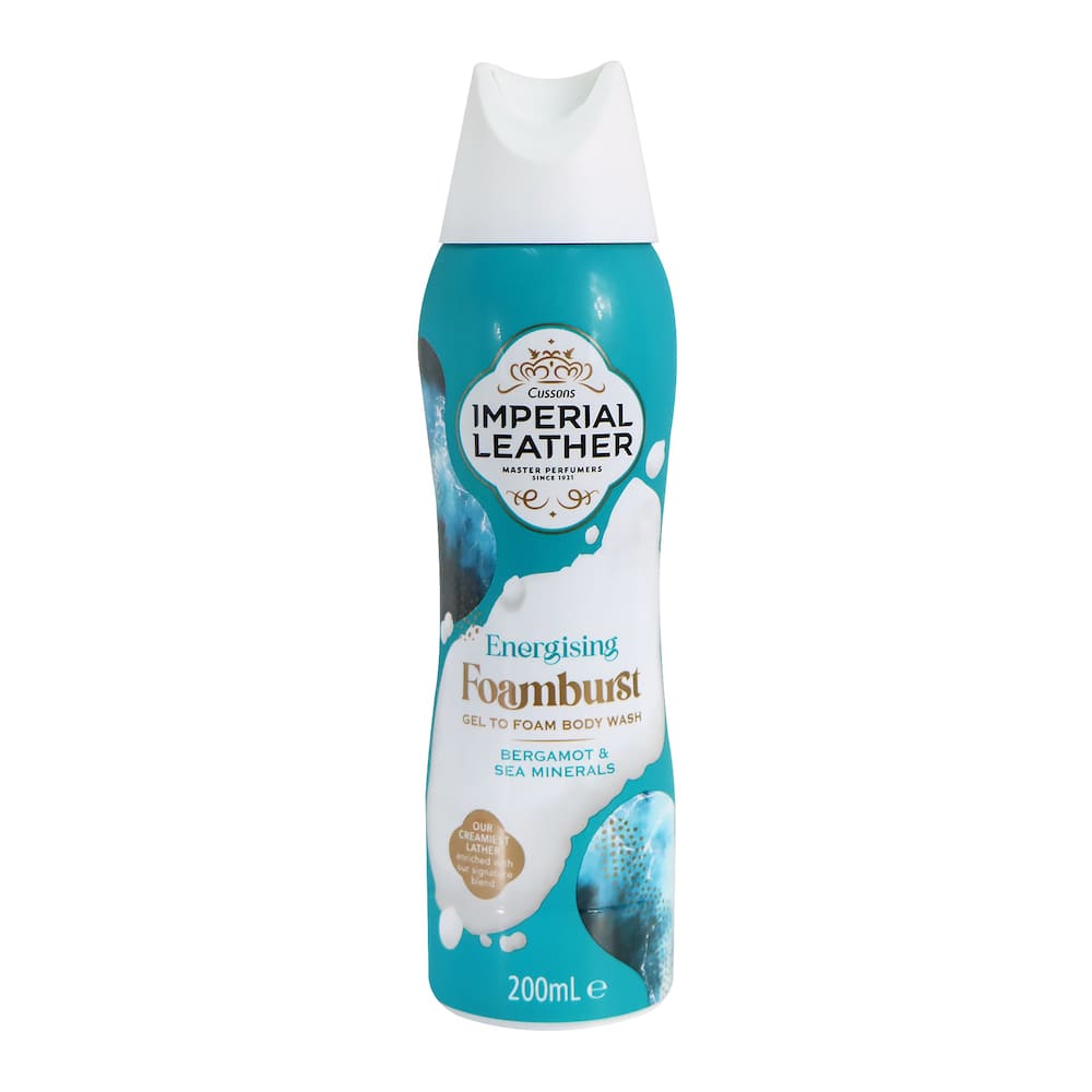 [Cussons] Imperial Leather Foamburst Body Wash Bergamot & Sea Minerals 200ml