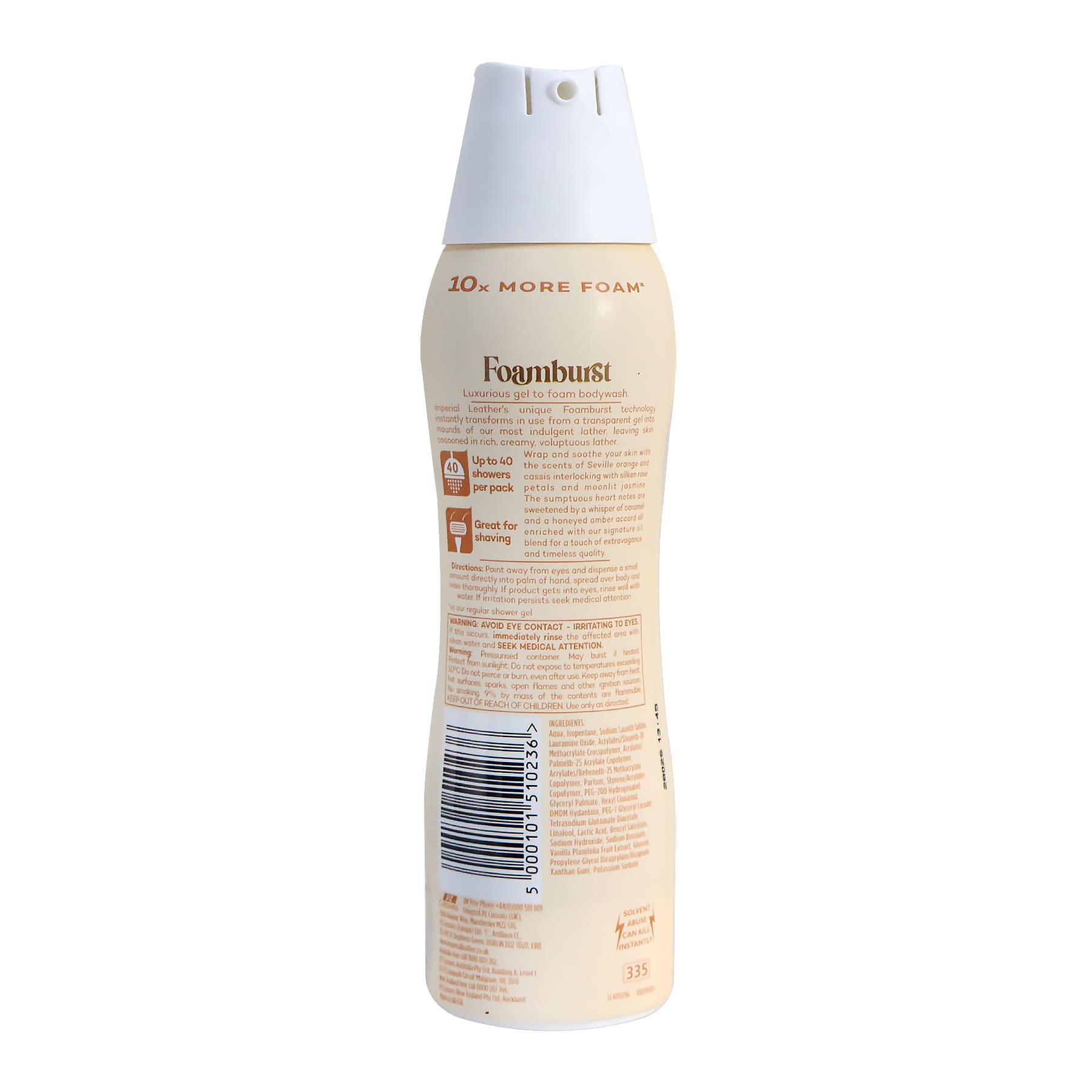 [Cussons] Imperial Leather Foamburst Body Wash Jasmine & Vanilla Orchid 200ml