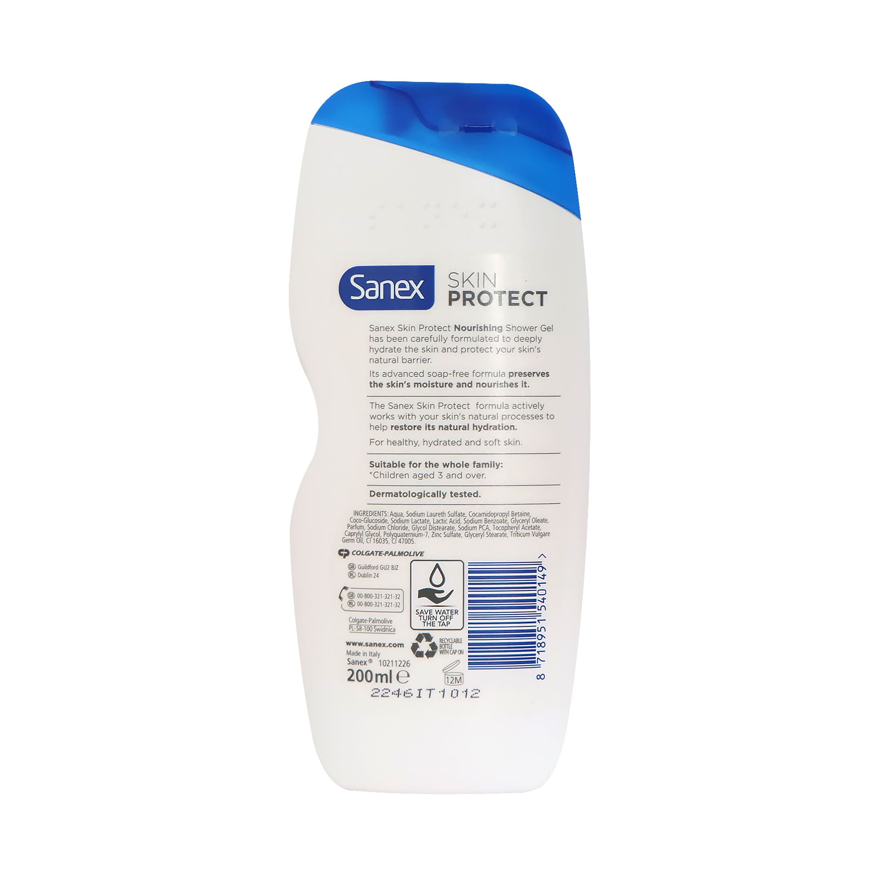 Sanex Skin Protect Nourishing Shower Gel 200ml