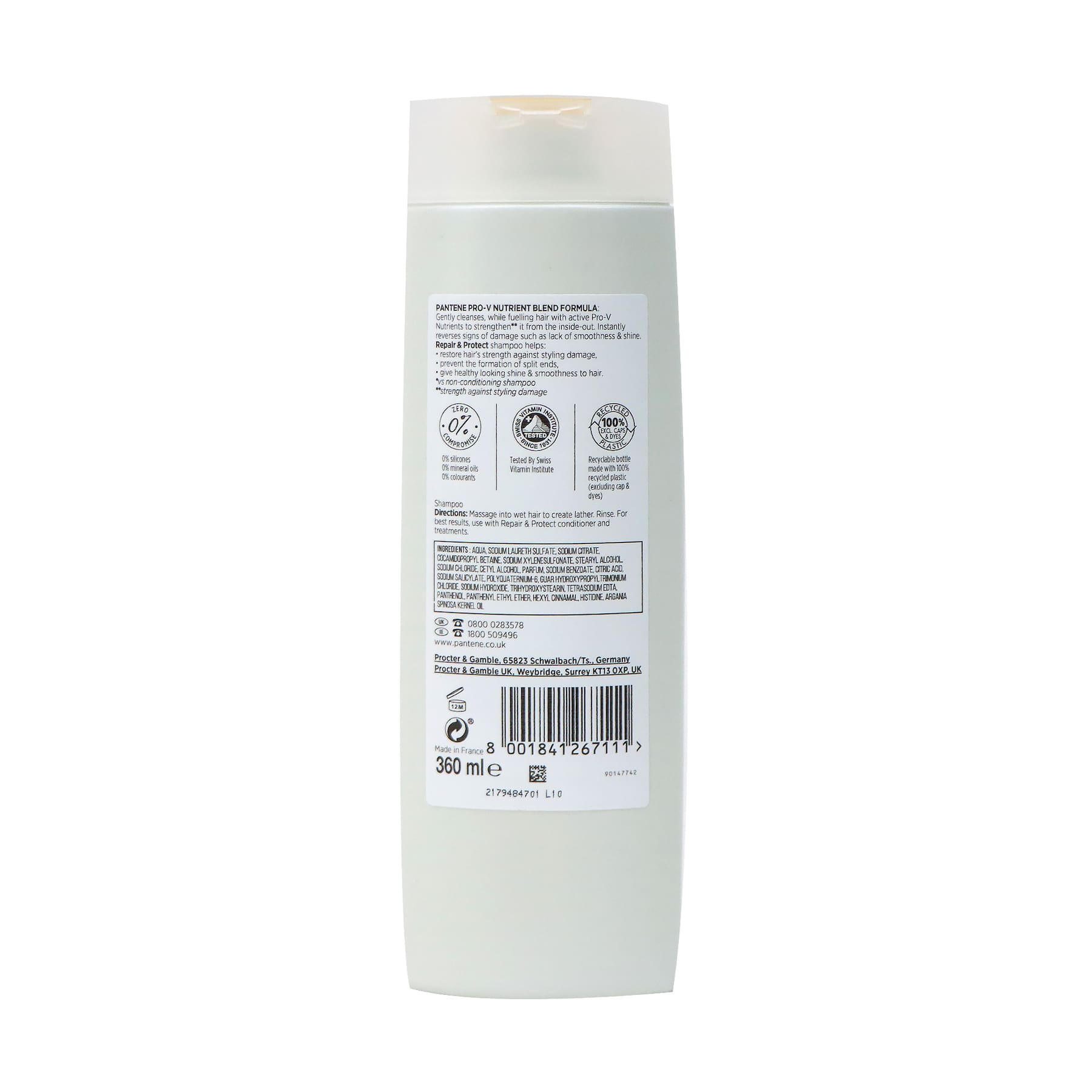 Pantene Active Pro-V Repair & Protect Shampoo 360ml