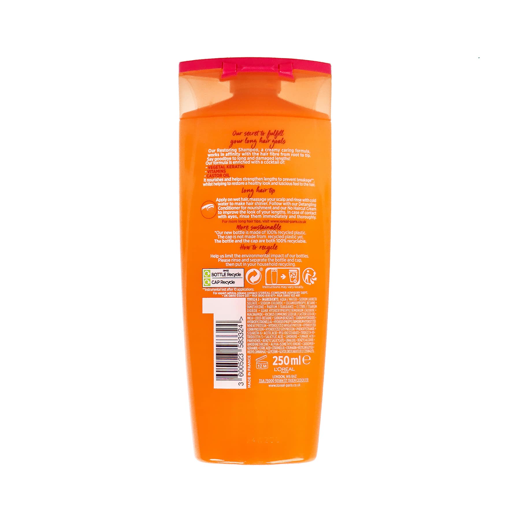 L'Oréal Paris Elvive Dream Lengths Restoring Shampoo 250ml