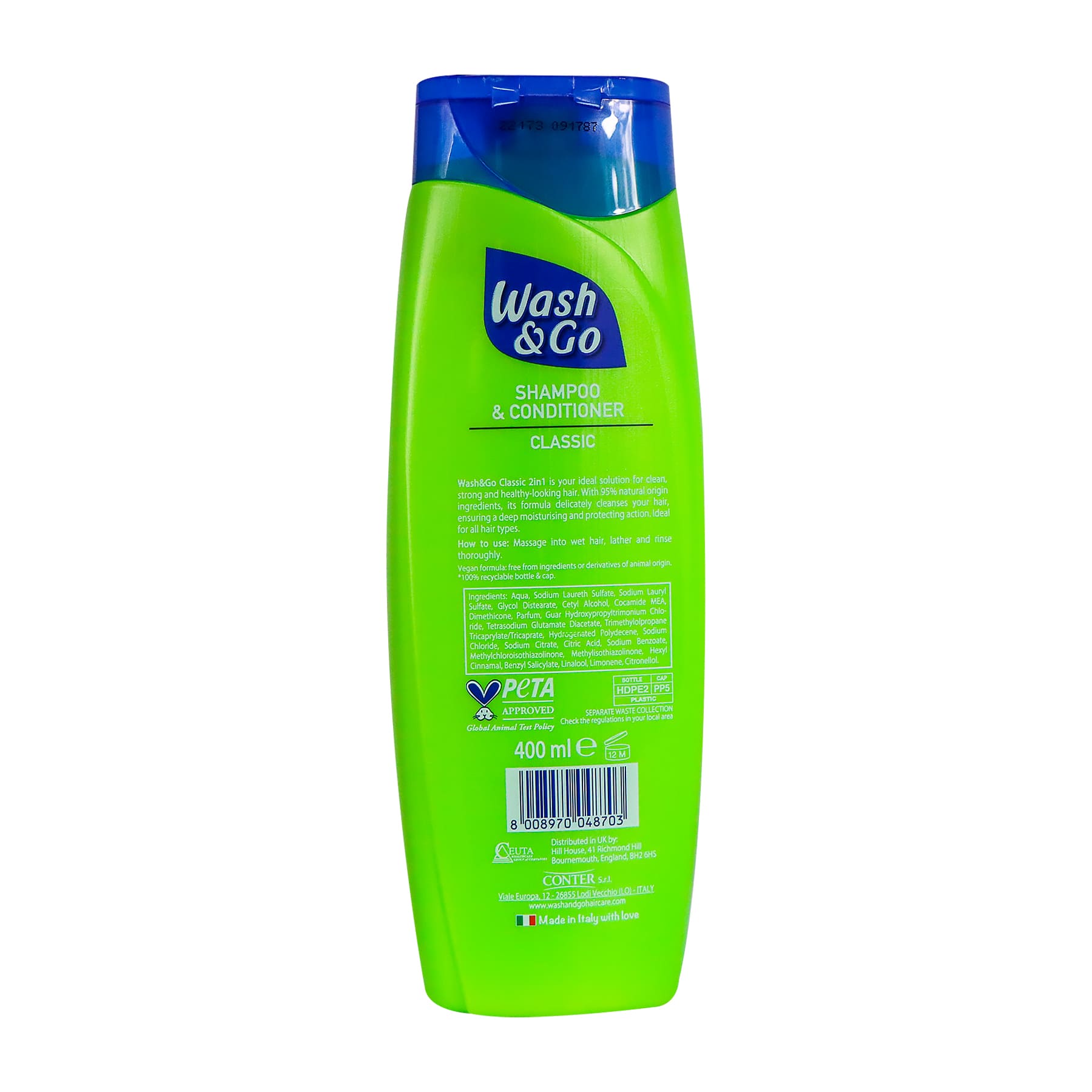 Wash & Go 2-in-1 Shampoo & Conditioner 400ml