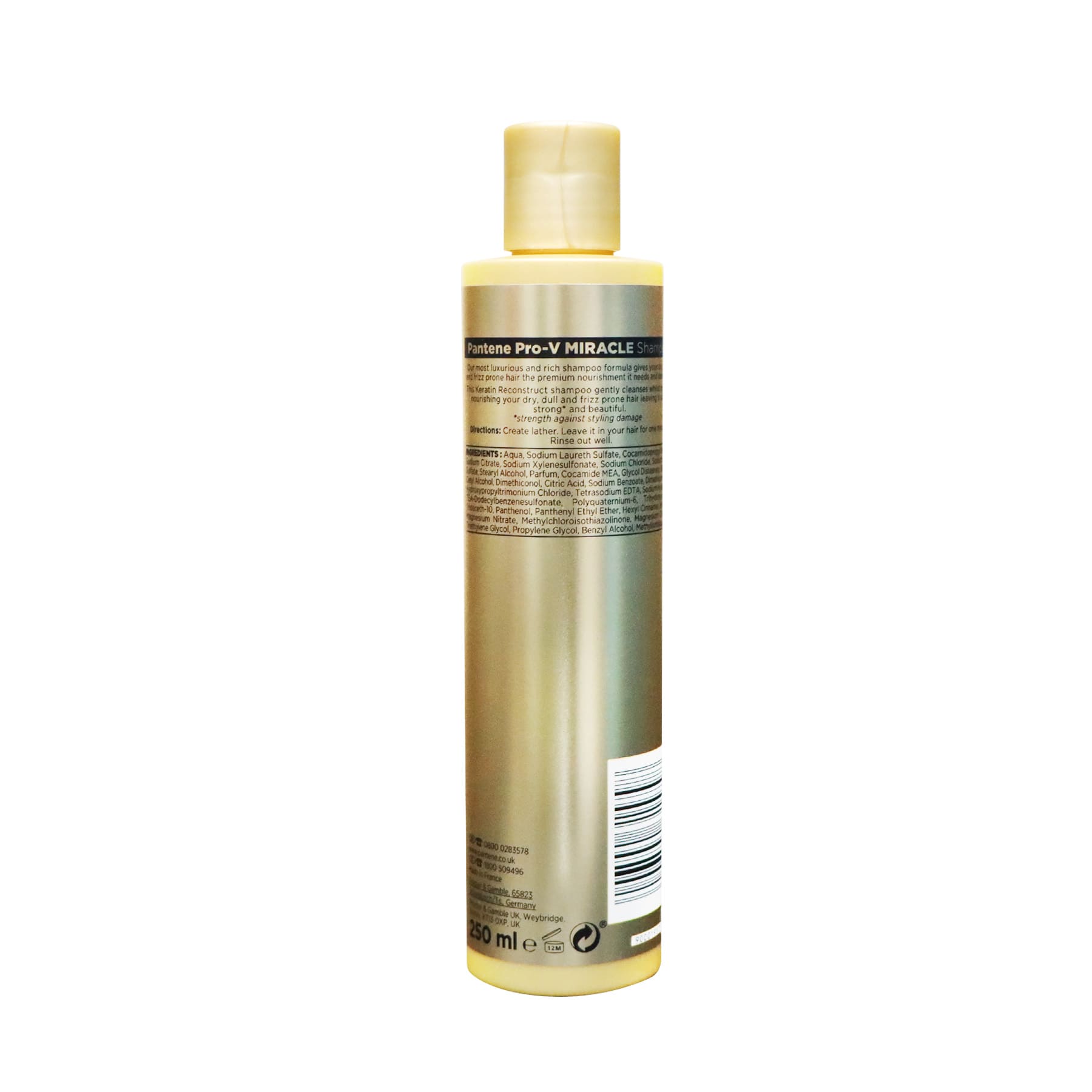 Pantene Pro-V Smooth & Sleek Miracle Shampoo 250ml