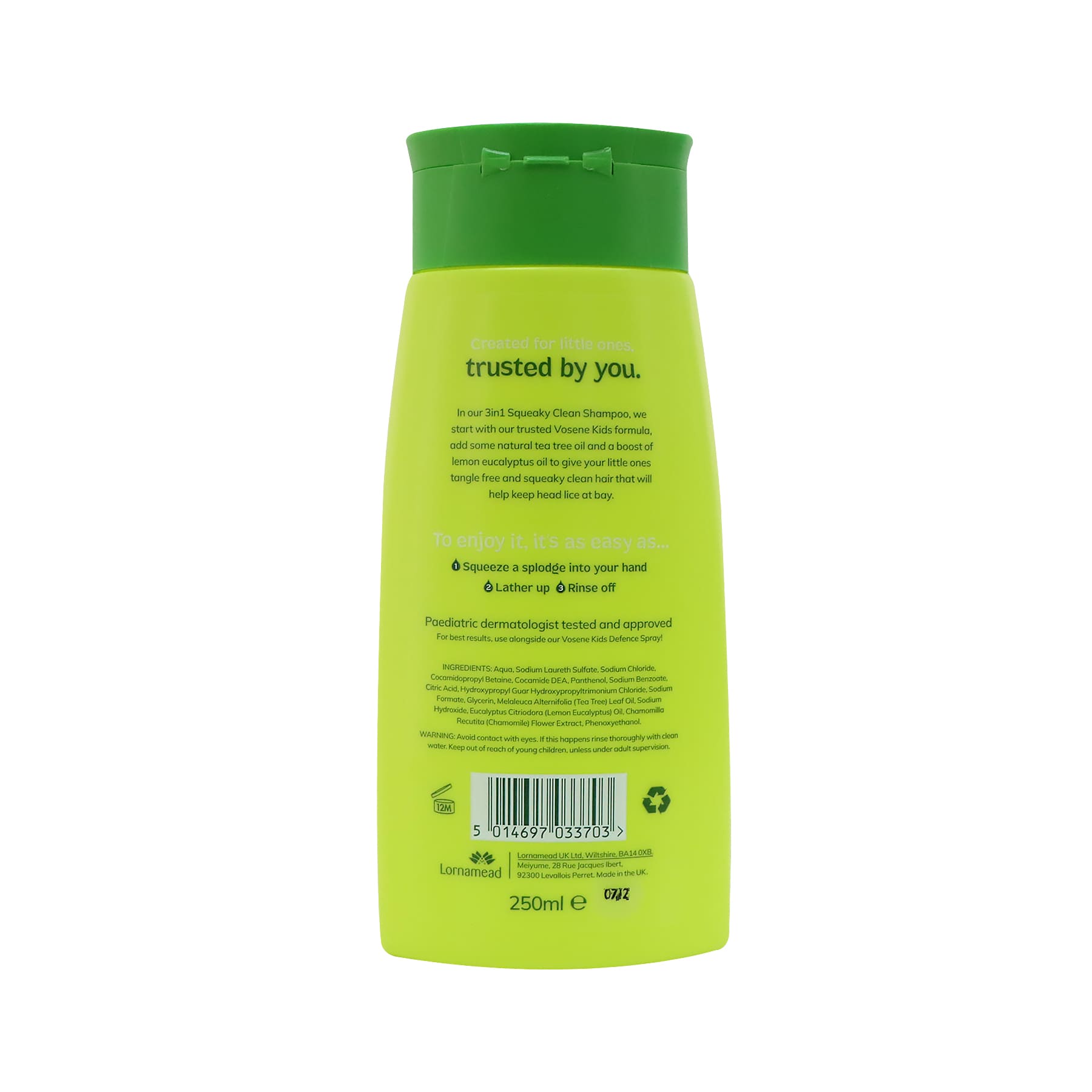 Vosene Lice Repellent Kids Shampoo 250ml